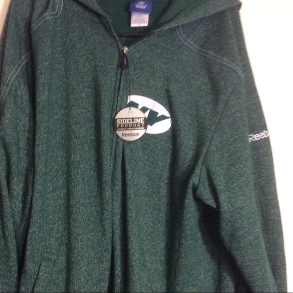 Jets NFL Static Storm Hoodie XL Reebok - Picture 5 of 8